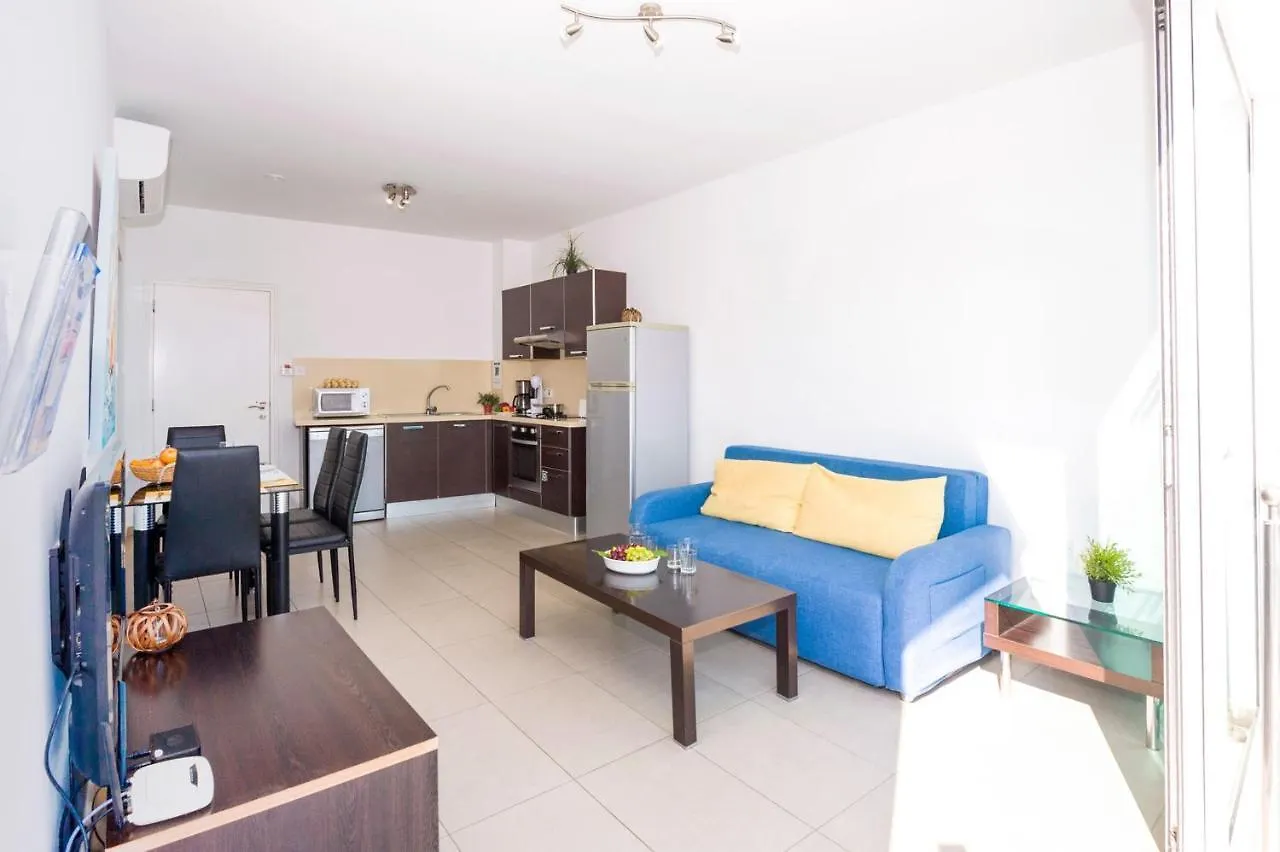 Sharon - Coralli Beachfront Apartment Protaras 0*,